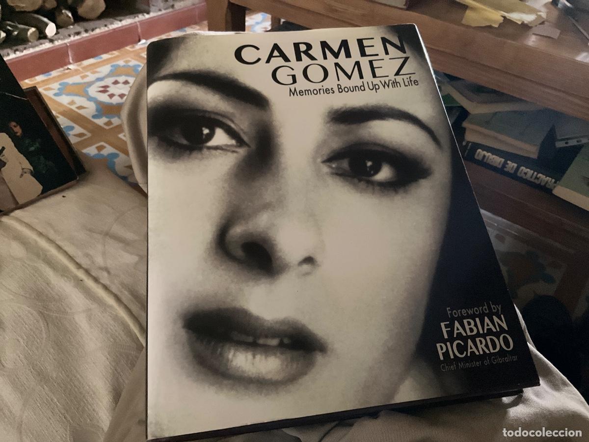 Libros de segunda mano: Carmen G&oacute;mez memories bond up with life dedicado por artista gibraltare&ntilde;a