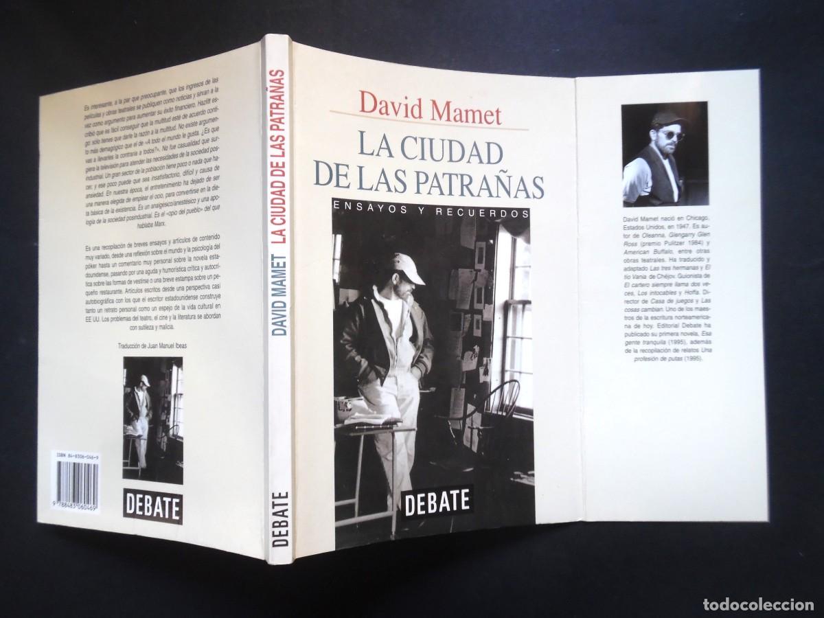 Libros de segunda mano: La ciudad de las patra&ntilde;as, por el director de cine David Mamet. Ensayos y recuerdos. 1&ordf; edici&oacute;n