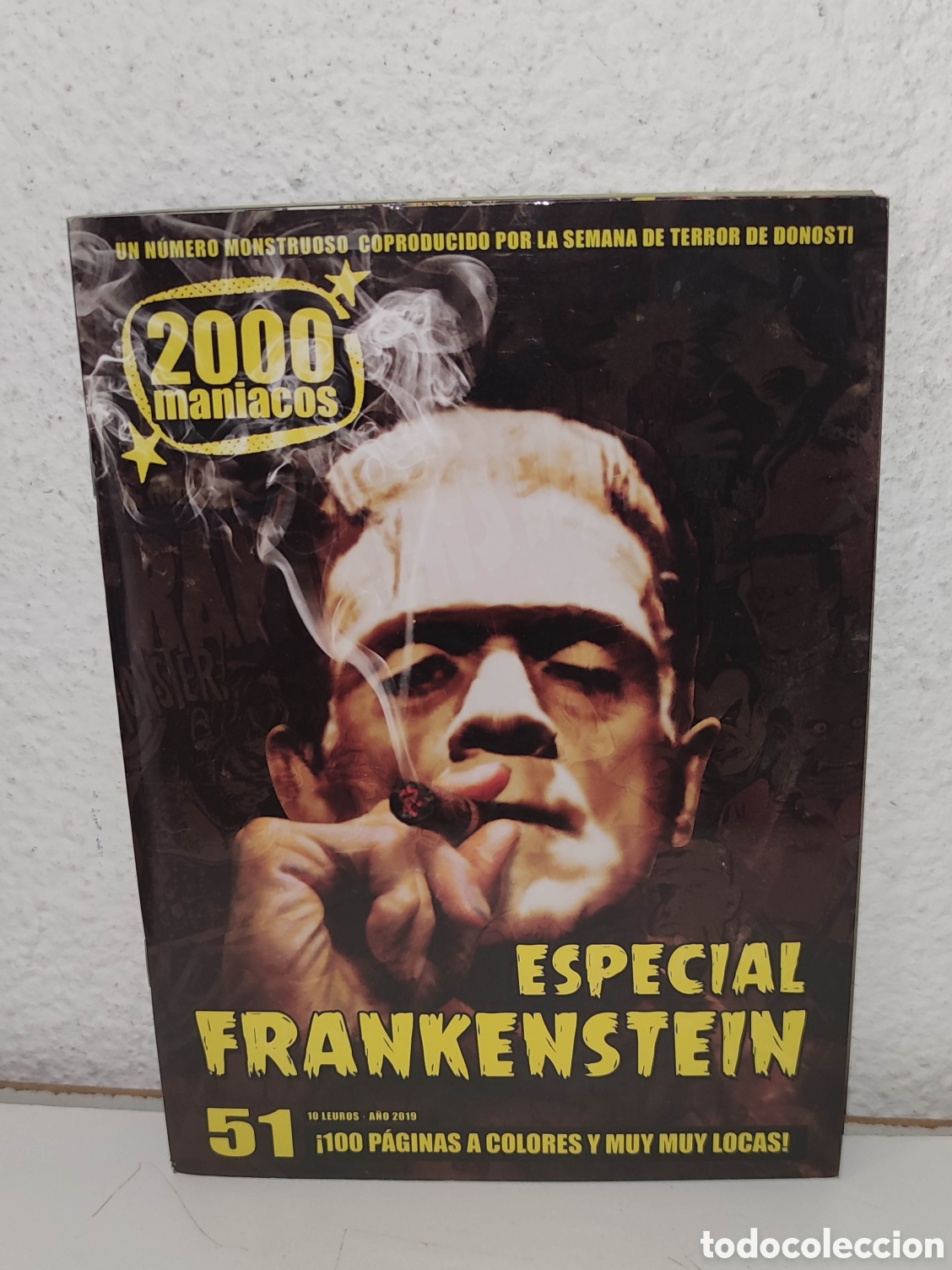 Libros de segunda mano: Revista - 2000 maniacos - Especial Frankenstein 51 - 100 paginas a colores y muy muy locas