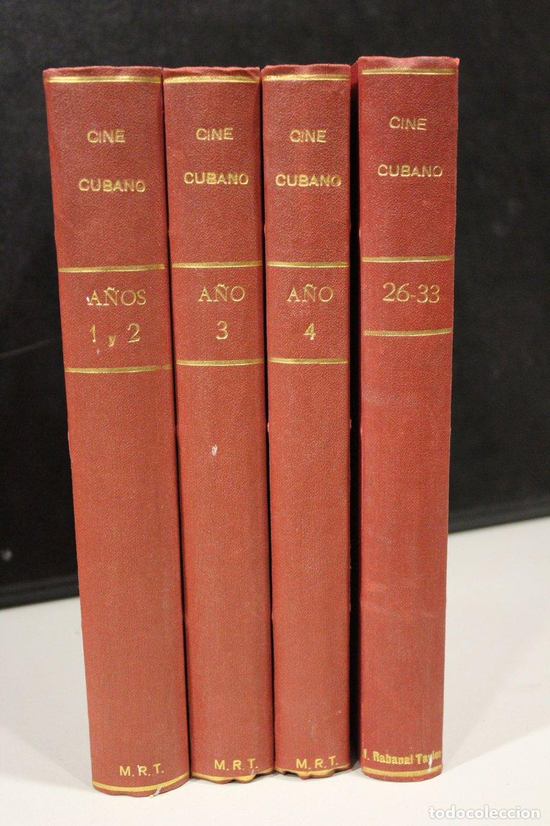Livres d'occasion: Cine Cubano.- A&ntilde;os 1, 2, 3, 4 y 5.- N&uacute;meros 1 al 33 menos el 17.- 4 tomos. - Vv.aa.