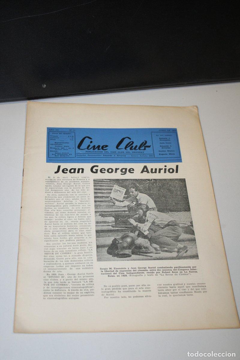 Gebrauchte B&uuml;cher: Cine Club. Publicaci&oacute;n del Cine Club del Uruguay. A&ntilde;o III, n&ordm; 11. Junio 1950. - Vv.aa.