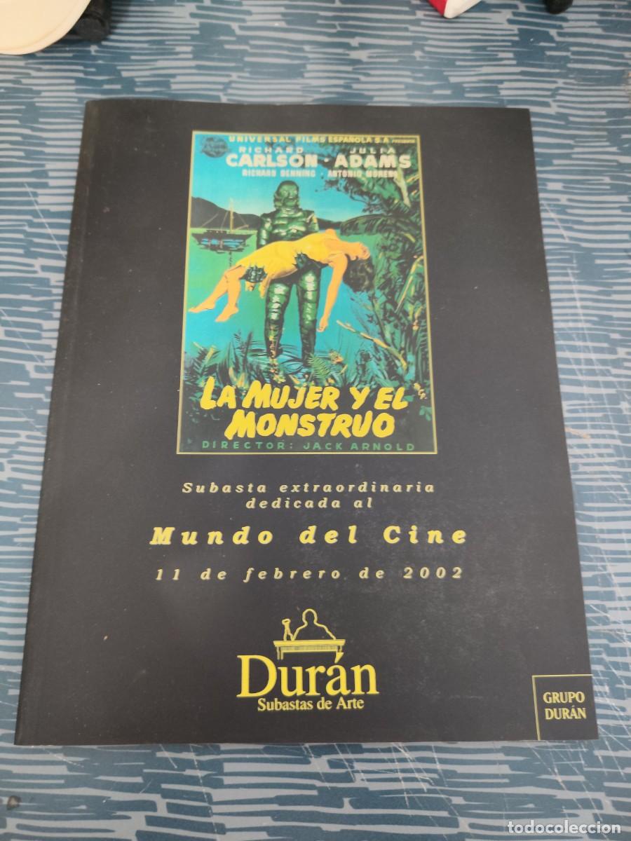 Libros de segunda mano: DURAN,SUBASTAS DE ARTE,SUBASTA EXTRAORDINARIA DEDICADA AL CINE, FEBRERO 2002,VER FOTOS.