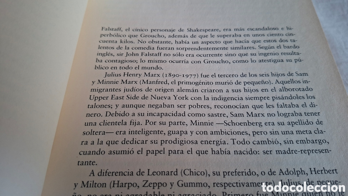 Libros de segunda mano: EL.ABC DE GROUCHO. Stefan Kanfer - Foto 4