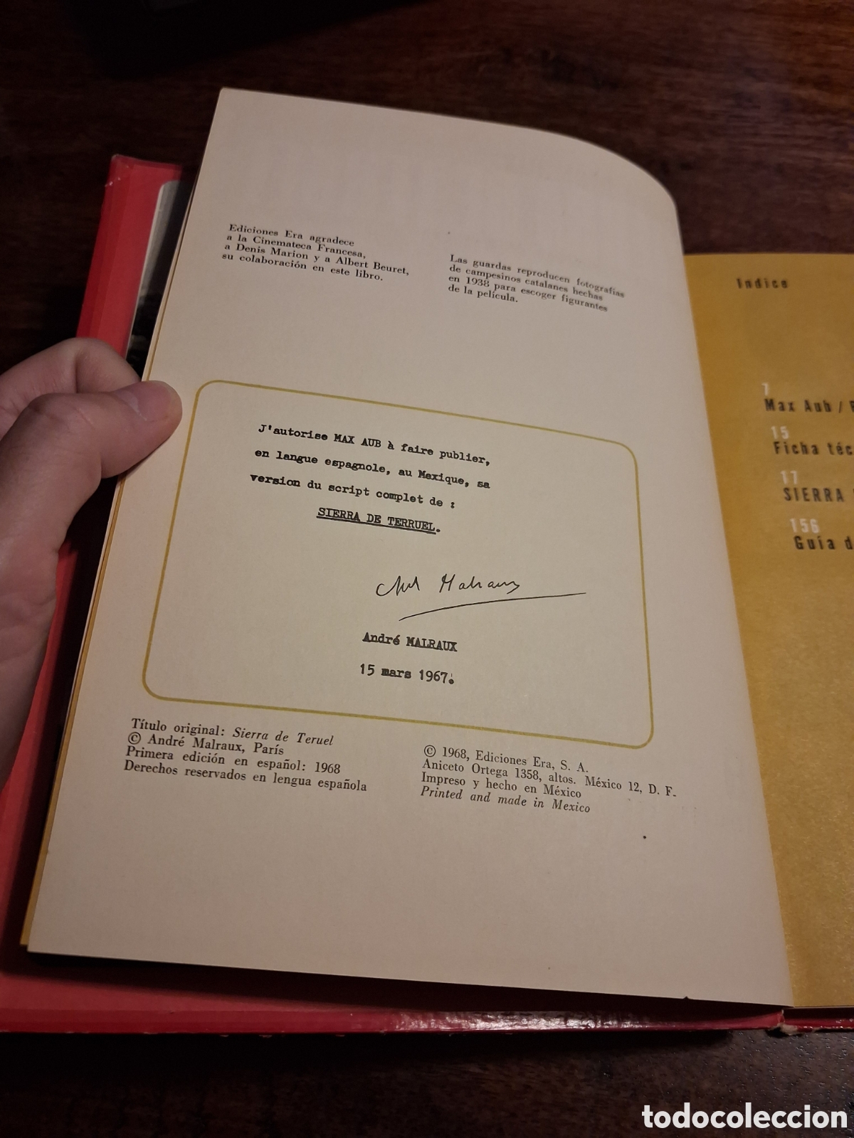 Libros de segunda mano: Sierra de Teruel, Andre Malraux (primera edici&oacute;n) - Foto 4