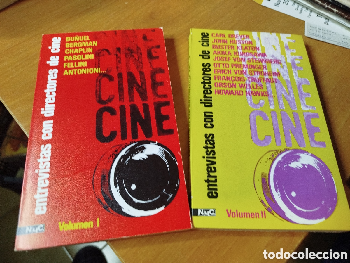 Libros de segunda mano: Entrevistas con directores de cine. Bu&ntilde;uel. Bergman. Pasolini. Fellini. Etc.