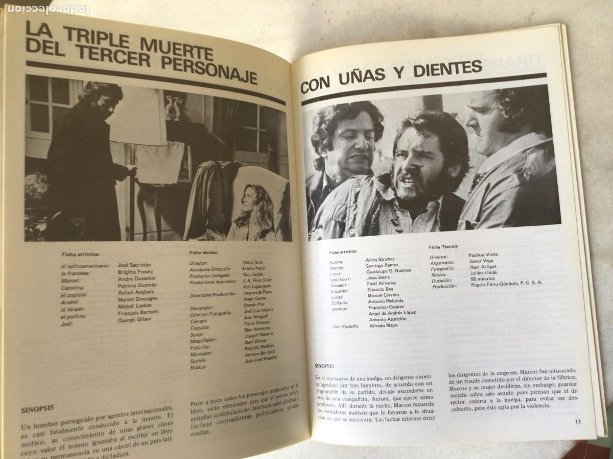 Libros de segunda mano: ANTIGUO LIBRO PROGRAMA DE LA 1 MOSTRA DE CINE DE VALENCIA - A&Ntilde;O 1980 , COMPLETO - Foto 3