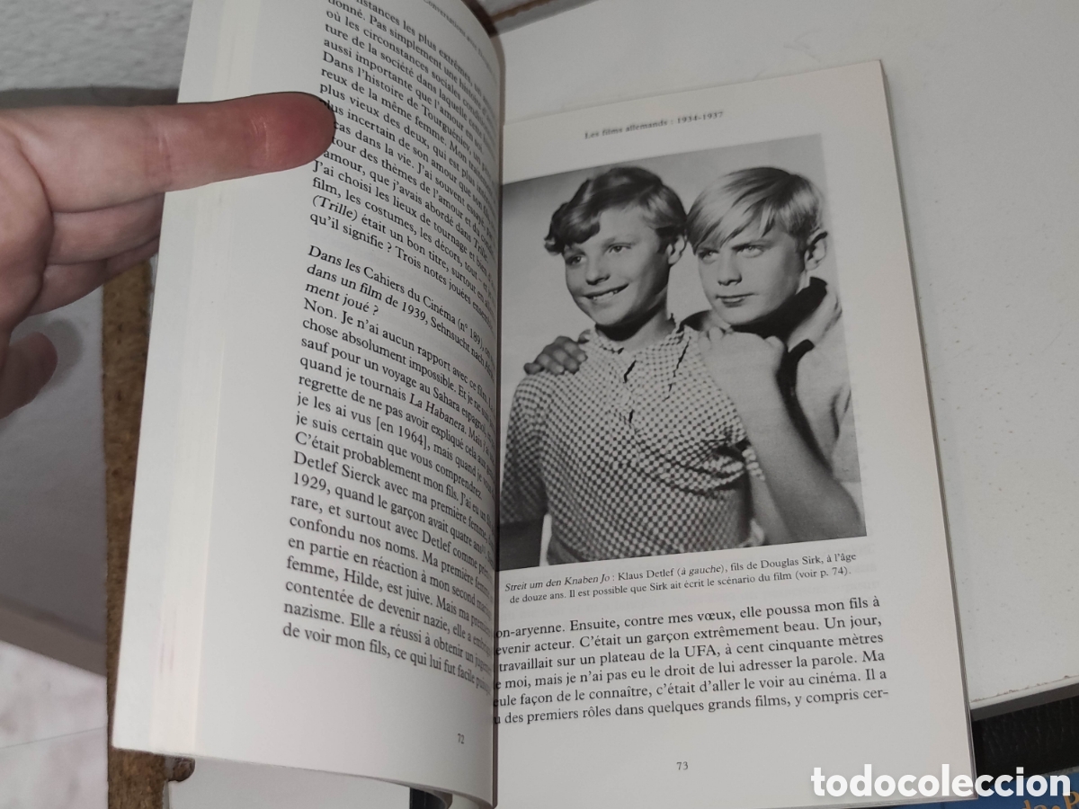 Libros de segunda mano: Libro - Conversations avec Douglas Sirk - John Halliday - Collection Atelier - Importacion - Foto 8