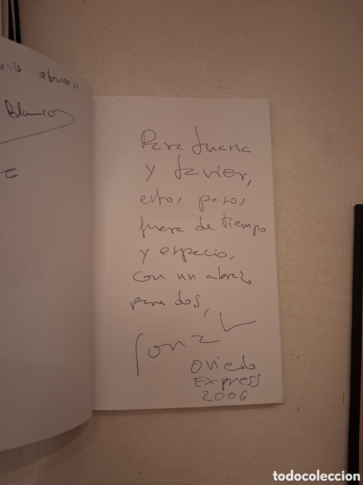 Libros de segunda mano: Dos pasos en el tiempo, Gonzalo Su&aacute;rez (con su dedicatoria)
