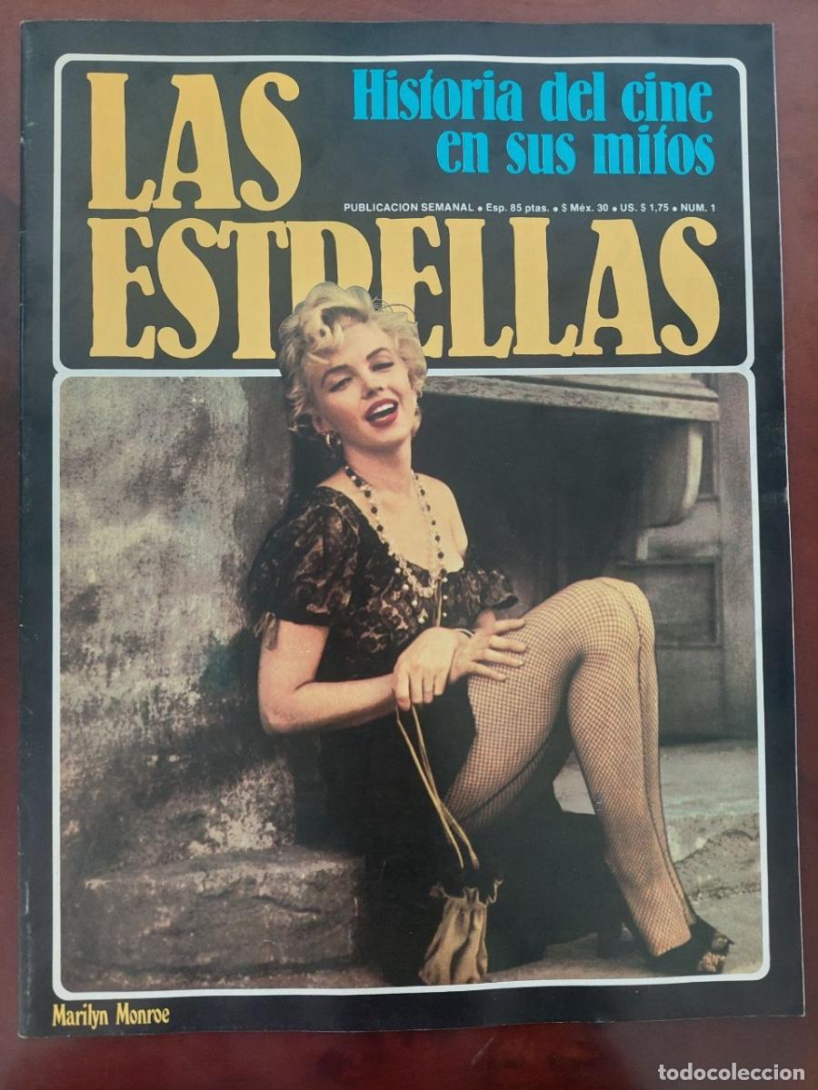 Libros de segunda mano: Las Estrellas. Historia del cine en sus mitos. N&ordm; 1 y N&ordm; 2 Marilyn Monroe. Ed. Urbi&oacute;n, 1980.