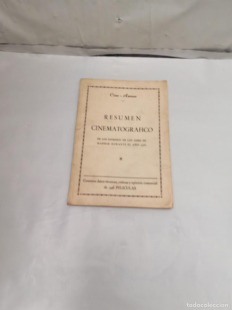 Libros de segunda mano: Resumen cinematogr&aacute;fico de los estrenos en los cines de Madrid durante el a&ntilde;o 1966