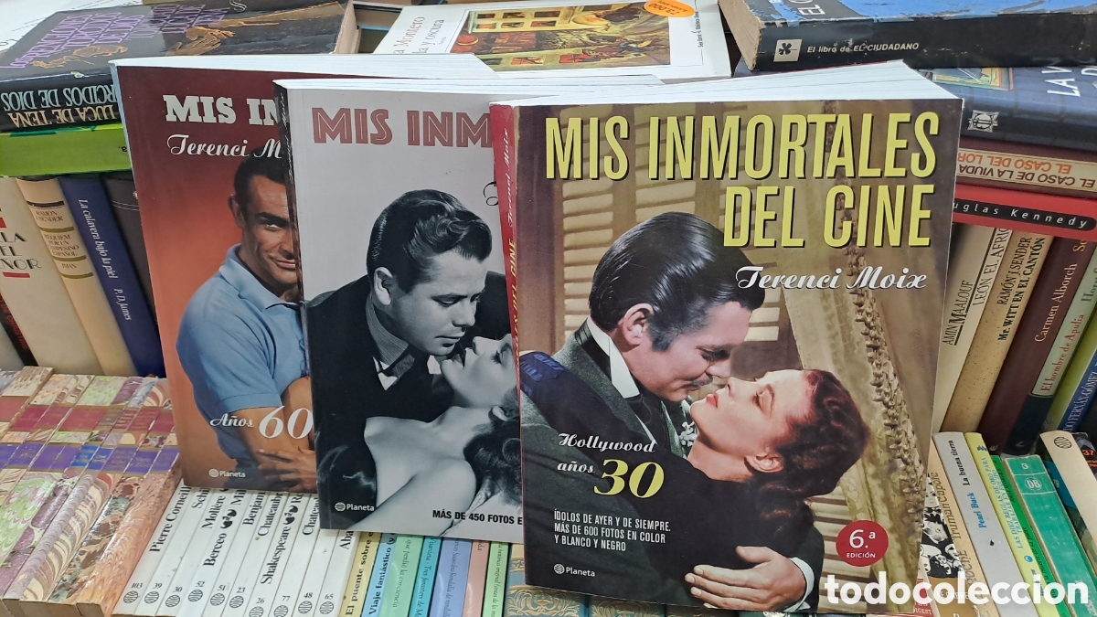 Libros de segunda mano: Mis inmortales del cine a&ntilde;os 30, 40 y 60 Terenxi Moix 3 libros