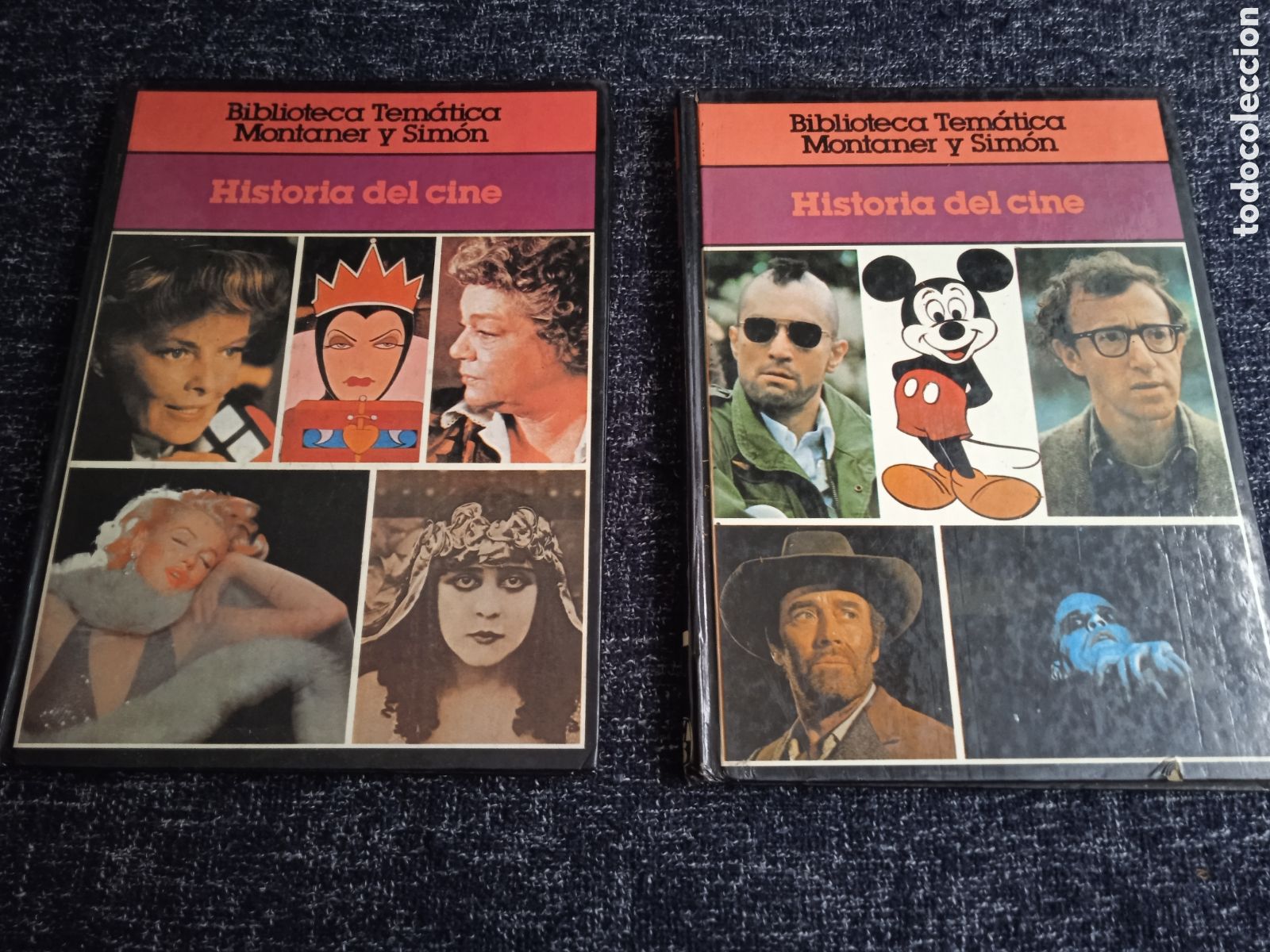 Libros de segunda mano: HISTORIA DEL CINE. BIBLIOTECA TEM&Aacute;TICA MONTANER Y SIM&Oacute;N. - TOMO 1 Y 2