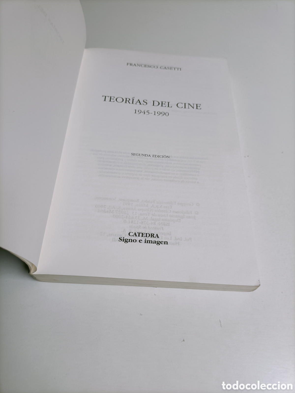 Libros de segunda mano: Teor&iacute;as del cine Francesco Caseti - Foto 4
