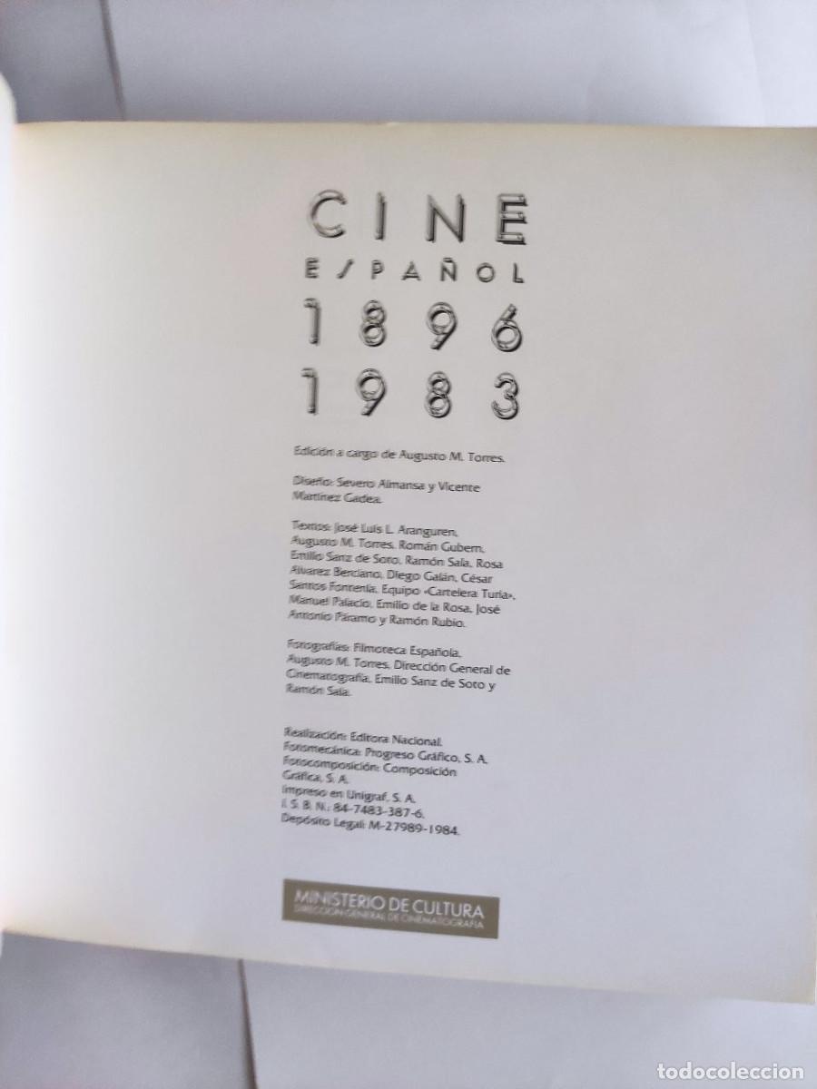 Libros de segunda mano: Cine espa&ntilde;ol 1896-1983 - Foto 2