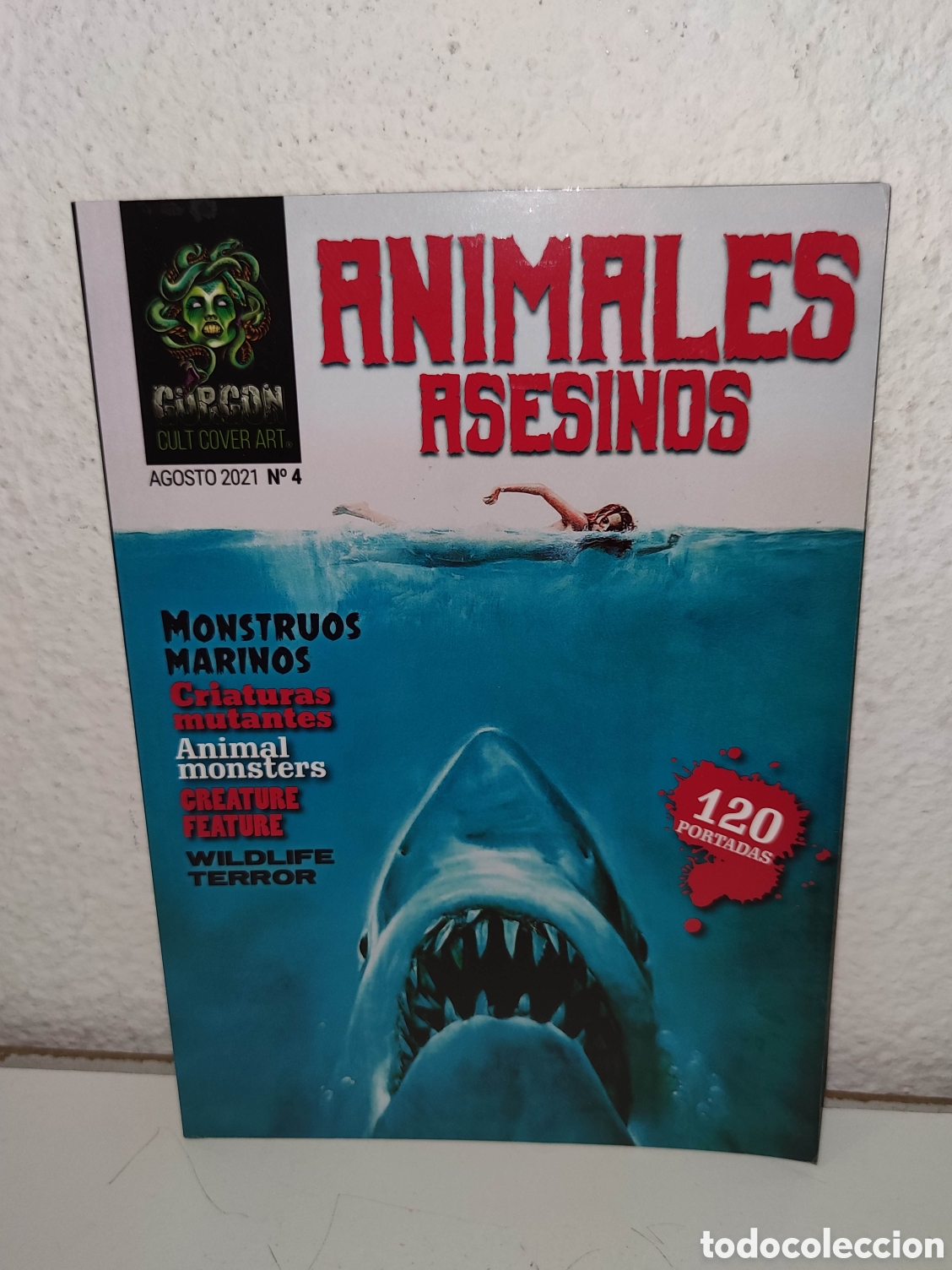 Livros em segunda m&atilde;o: Libro - Gorgon Cult Cover Art 4 - Animales asesinos - 120 portadas - Monstruos marinos, mutantes....
