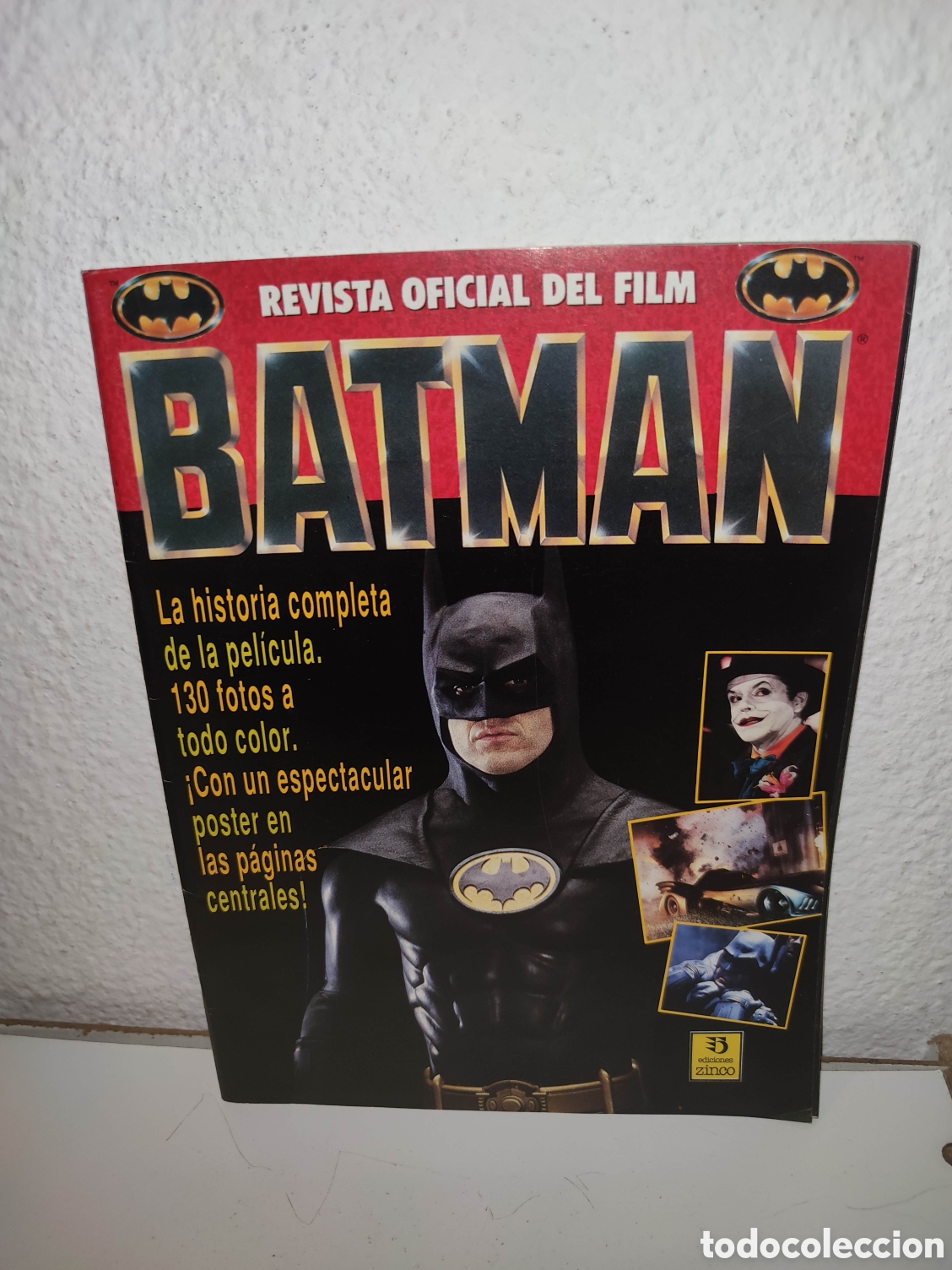 Libros de segunda mano: BATMAN - REVISTA OFICIAL de la PELICULA . 1989 . EDICIONES ZINCO