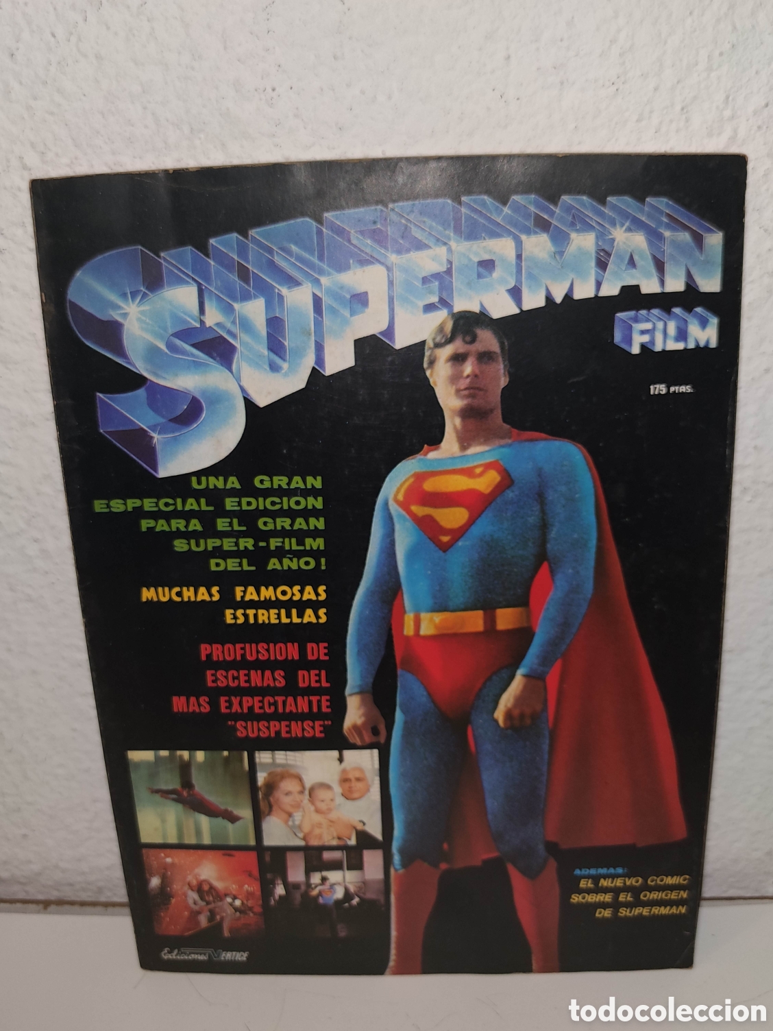 Libros de segunda mano: Revista Superman el film - Ediciones Vertice - Edicion especial, muchas fotos