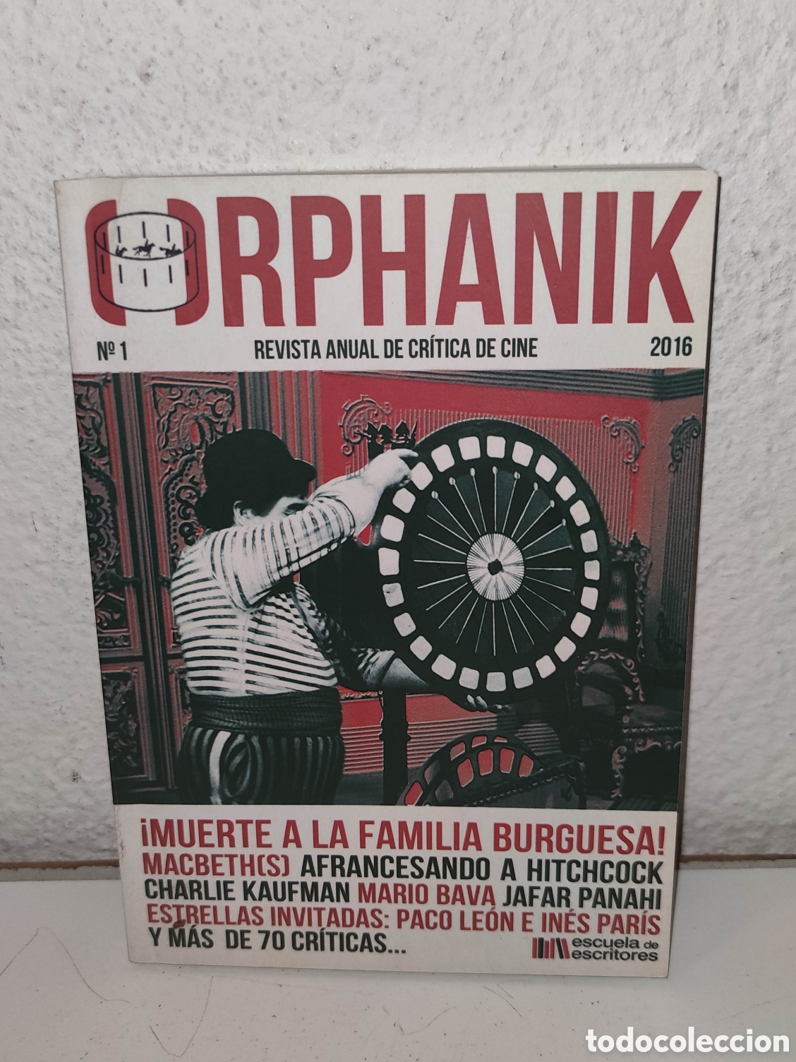Libri di seconda mano: Libro - Orphanik 1 - Revista anual de critica de cine - 2016 - Escuela de escritores