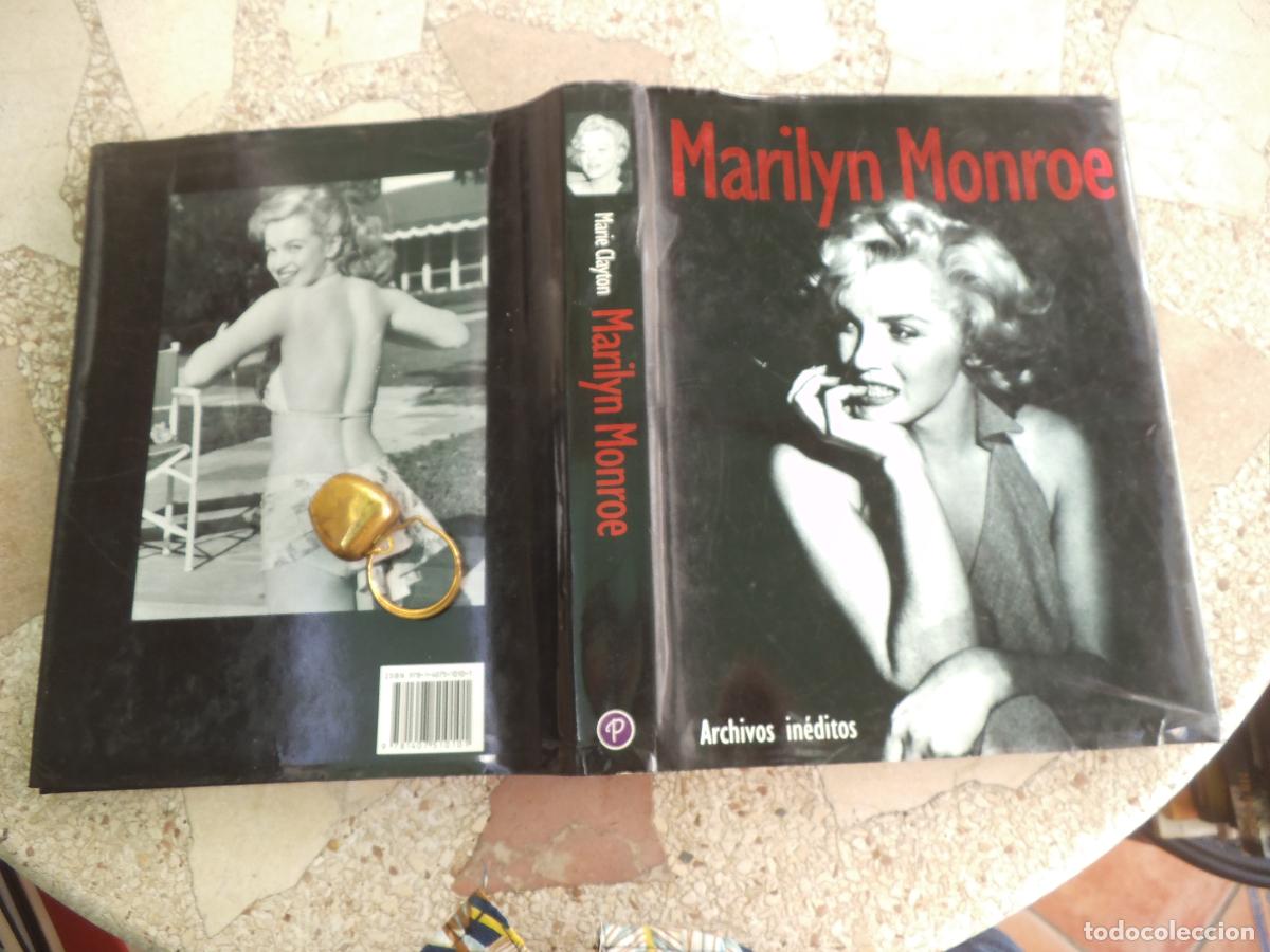 Libros de segunda mano: marilyn monroe, archivos ineditos , marie clayton, parragon, todo fotos en b/n,