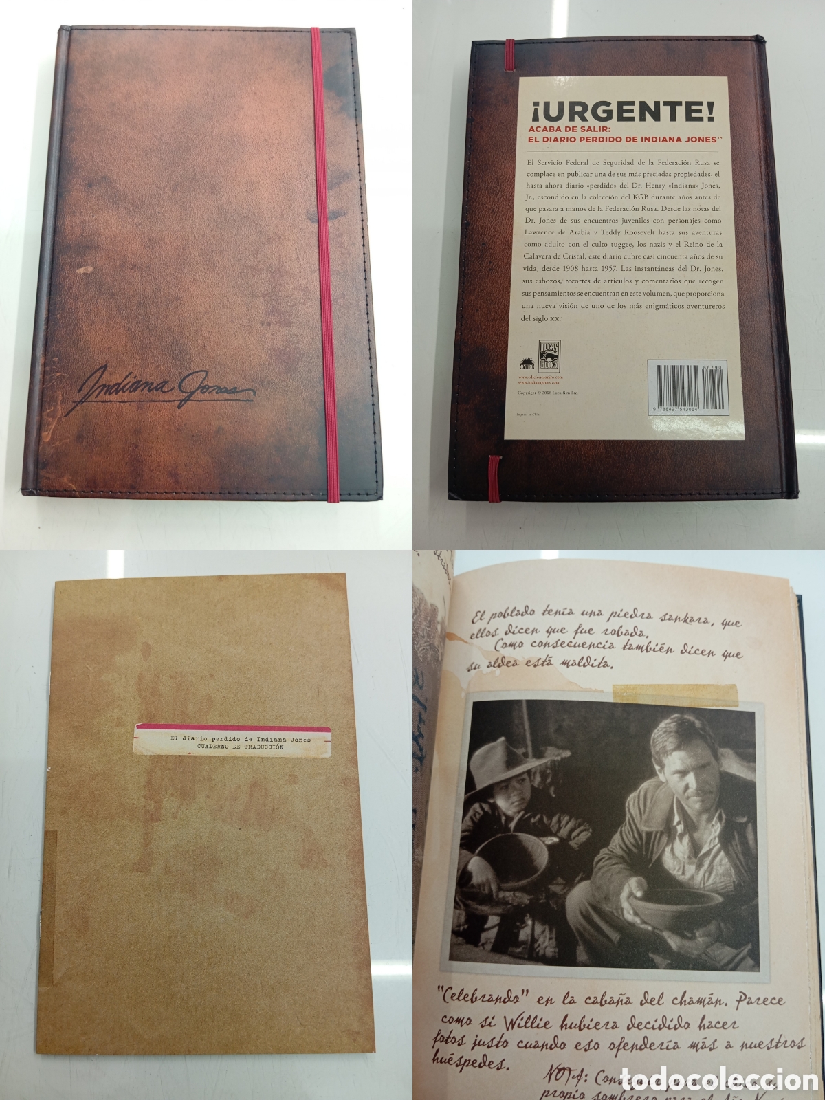 Libros de segunda mano: EL DIARIO PERDIDO DE INDIANA JONES LucasBooks 2008 Lucasfilm ONIRO 1&ordf; EDICION ARCA PERDIDA Perfecto