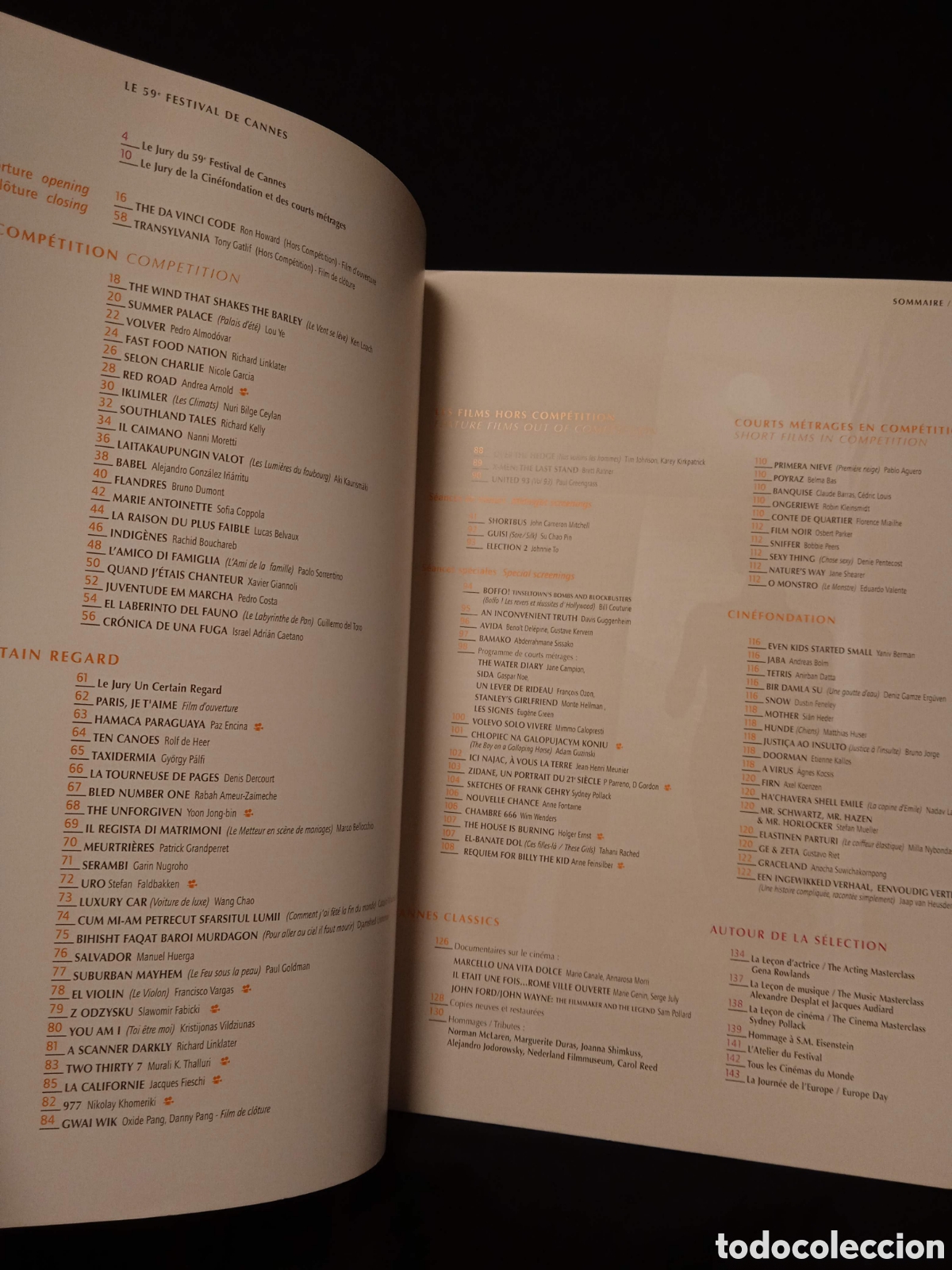 Libros de segunda mano: PROGRAMME OFFICIEL FESTIVAL DE CANNES PROGRAMA OFICIAL 2006 - Foto 6
