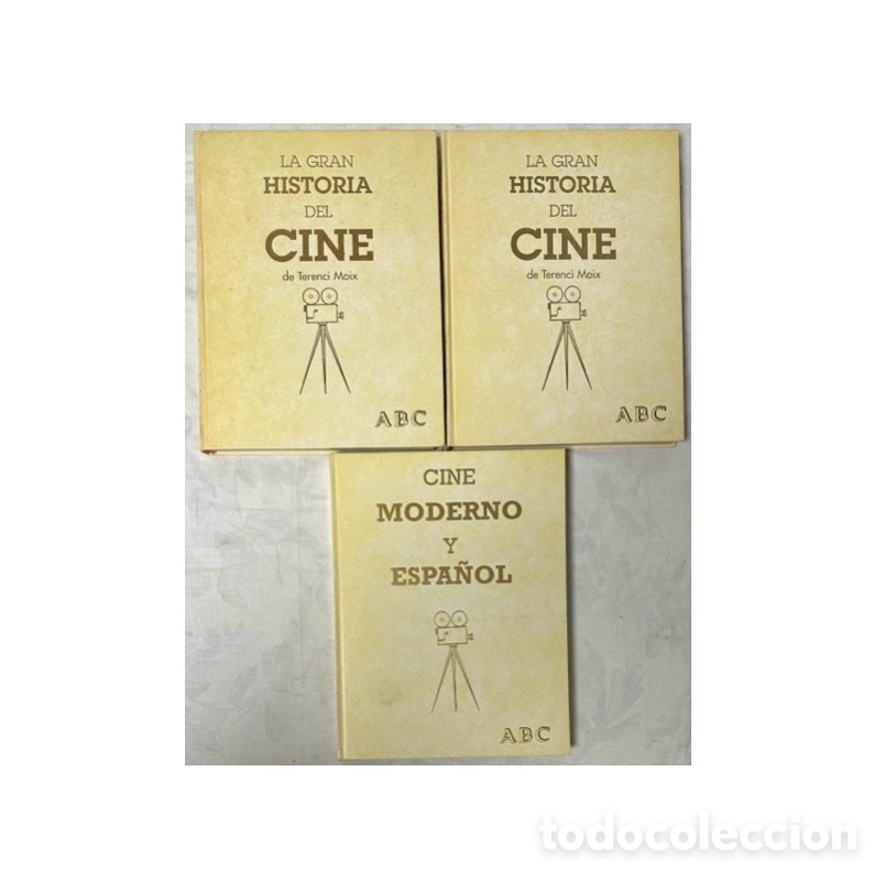 Libros de segunda mano: &rdquo;La Gran Historia del Cine&rdquo; y &rdquo;Cine Moderno y Espa&ntilde;ol&rdquo;, colecci&oacute;n completa.