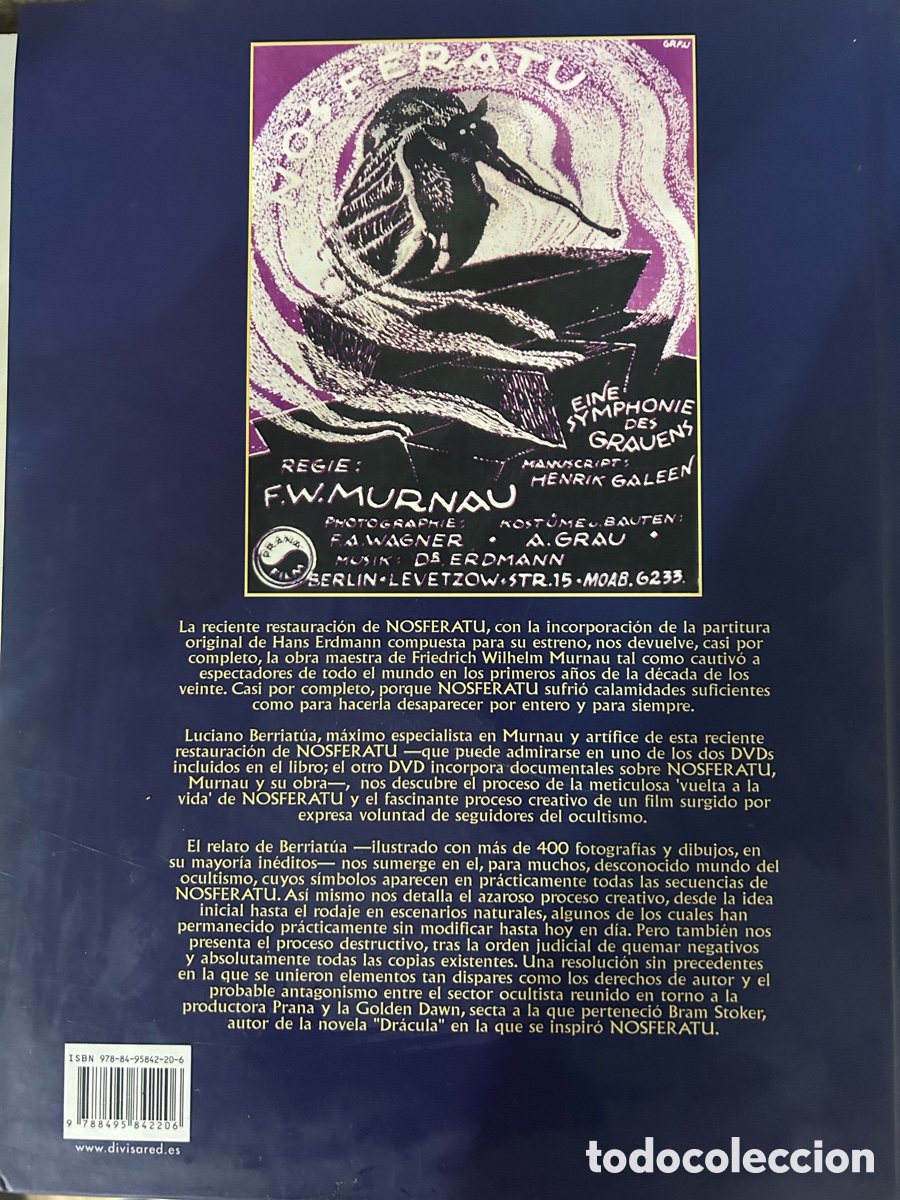 Libros de segunda mano: NOSFERATU-LUCIANO BERRIAT&Uacute;A - Foto 2