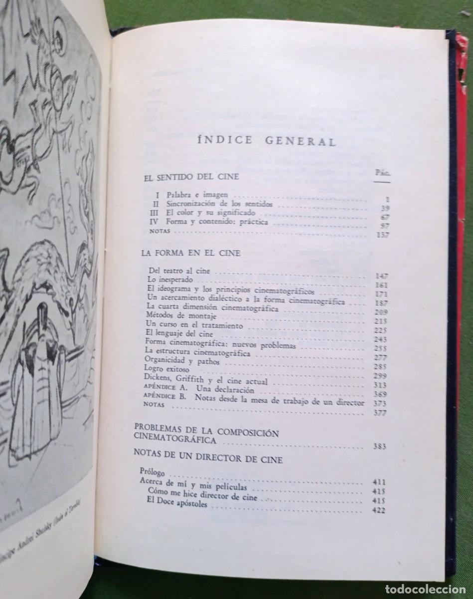 Libros de segunda mano: SERGUEI EISENSTEIN - EL SENTIDO DEL CINE - LA FORMA... - PROBLEMAS DE LA COMPOSICI&Oacute;N - NOTAS... - Foto 3