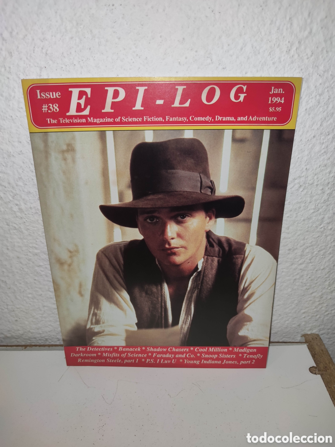Libros de segunda mano: Revista - Epi-Log Magazine Issue # 38 - Banaceck, Indiana Jones, Remington Steele - Importacion