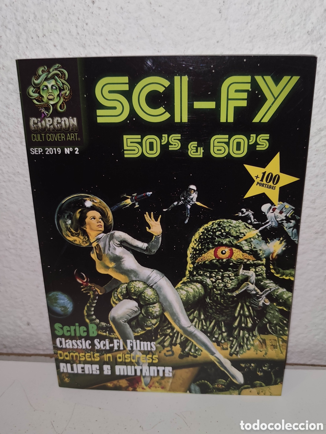 Libros de segunda mano: Libro - Gorgon Cult Cover Art 2 - Sci-Fy 50's & 60's - 100 portadas - Serie B, Classic films, Aliens