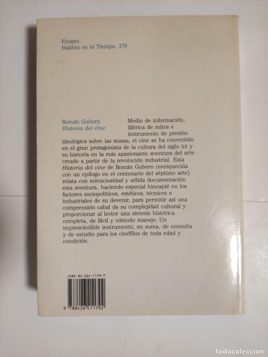 Libros de segunda mano: Historia del cine - Rom&aacute;n Gubern - Foto 2