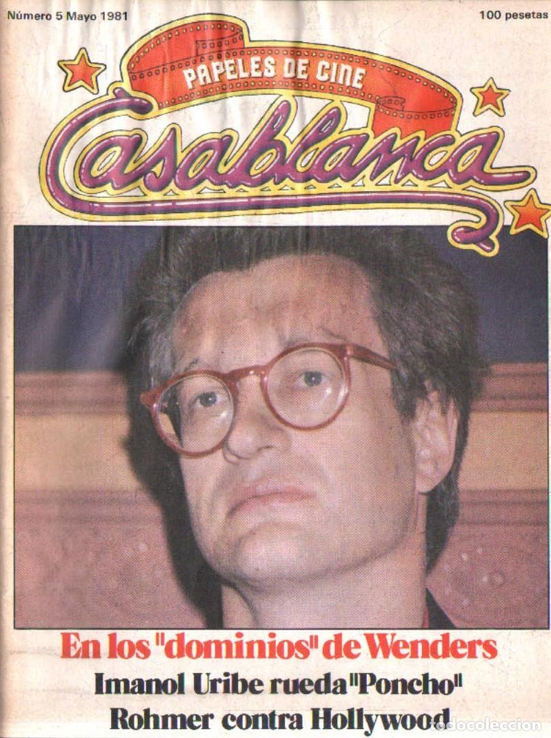 Libros de segunda mano: REVISTA PAPELES DE CINE CASABLANCA N&ordm; 5 MAYO 1981. VV.AA. A-CI-1224