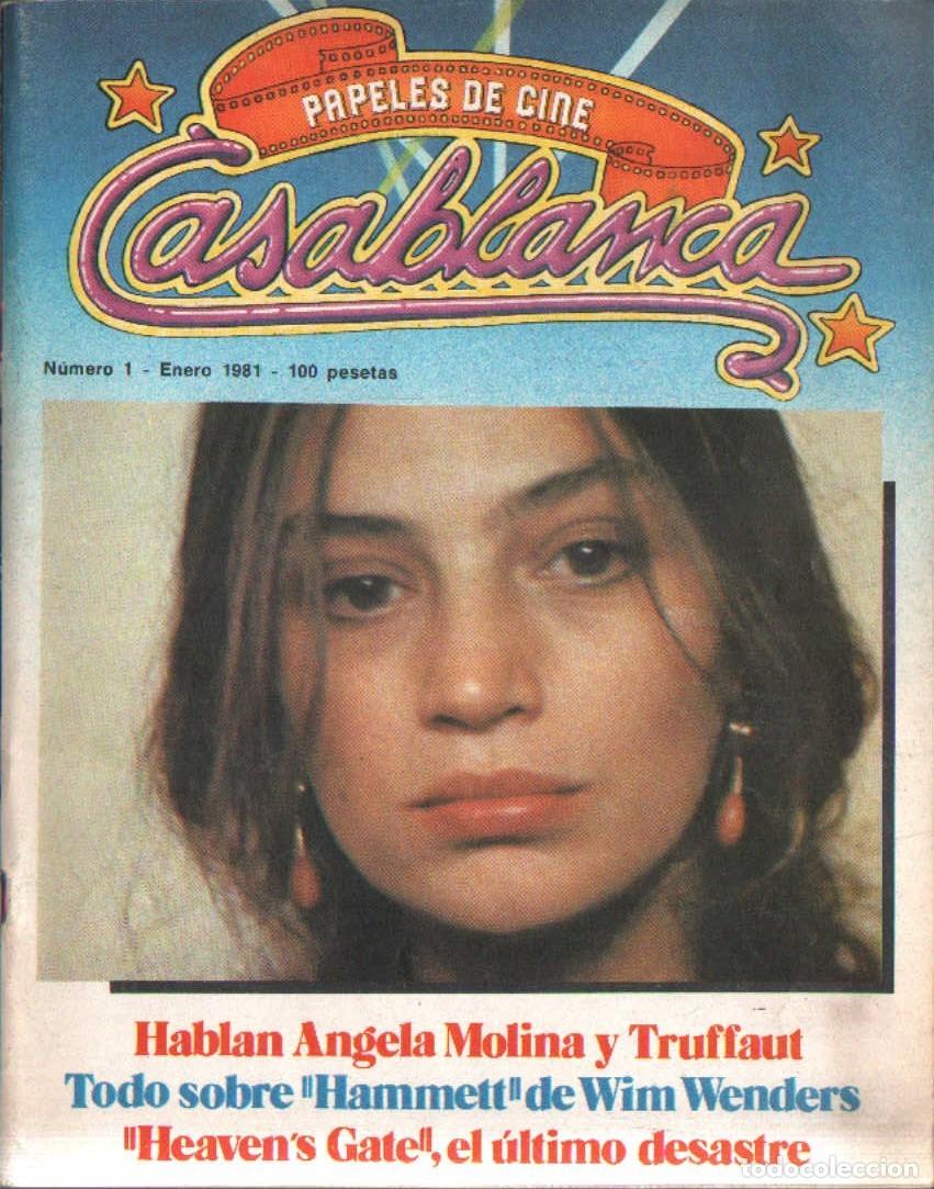 Libros de segunda mano: REVISTA PAPELES DE CINE CASABLANCA N&ordm; 1 ENERO 1981. VV.AA. A-CI-1225