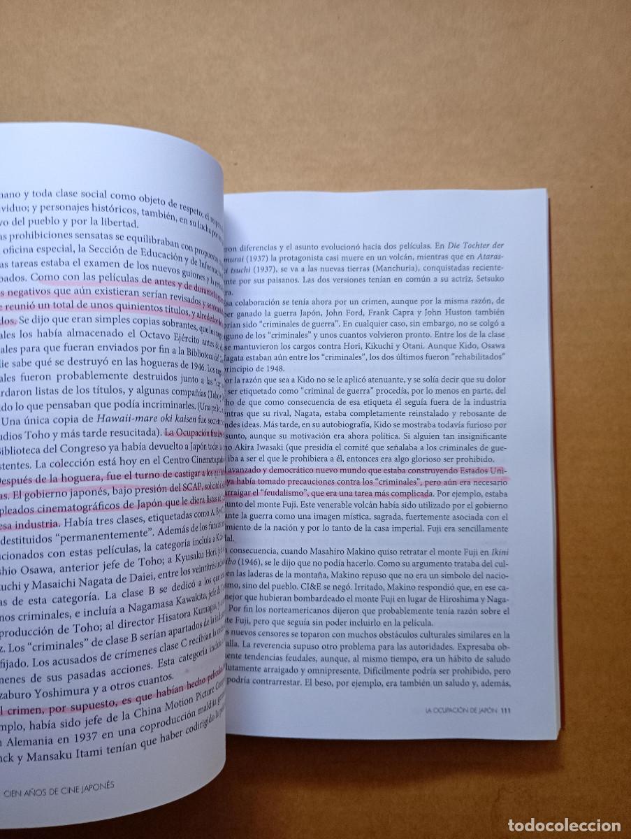 Libros de segunda mano: Cien a&ntilde;os de cine japon&eacute;s - Ritchie, Donald - Foto 2