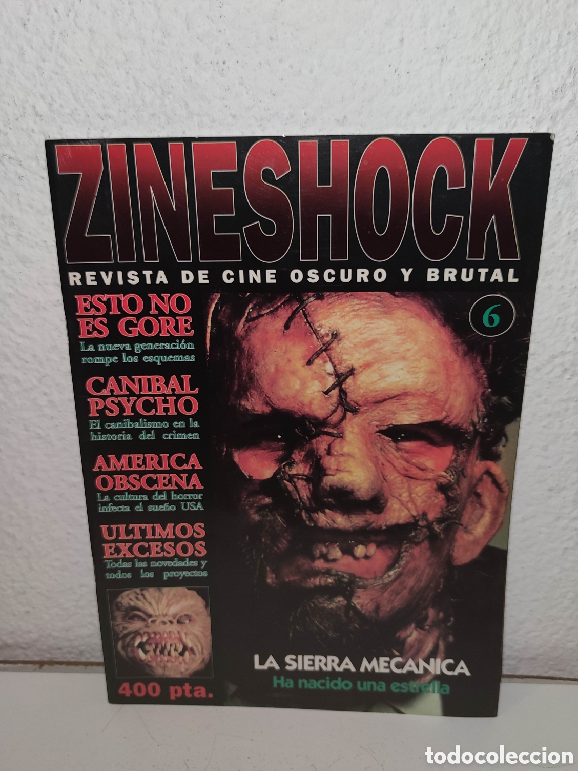 Libros de segunda mano: Revista - Zineshock 6 - Cine oscuro y brutal - AFTERMATH, GORE, CANIBALISMO, GERALD KARGL, SNUFF