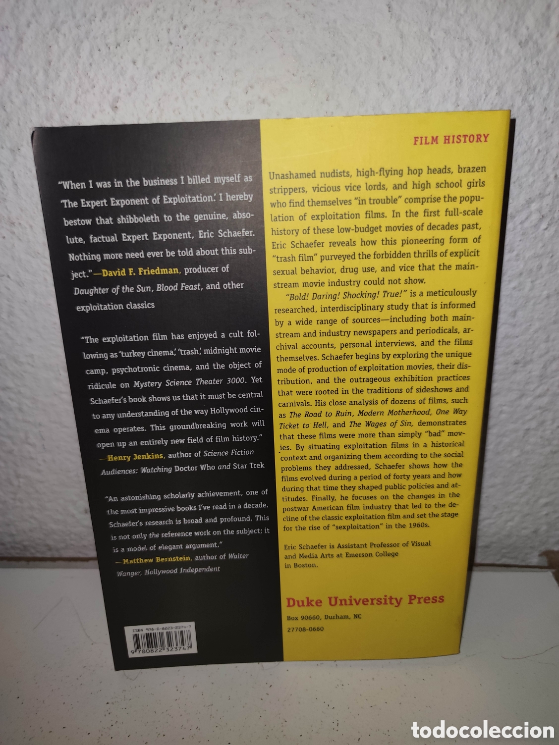 Libros de segunda mano: Libro - &ldquo;Bold! Daring! Shocking! True!&rdquo;: A His... by Schaefer, Eric Paperback softback - Importacion - Foto 2