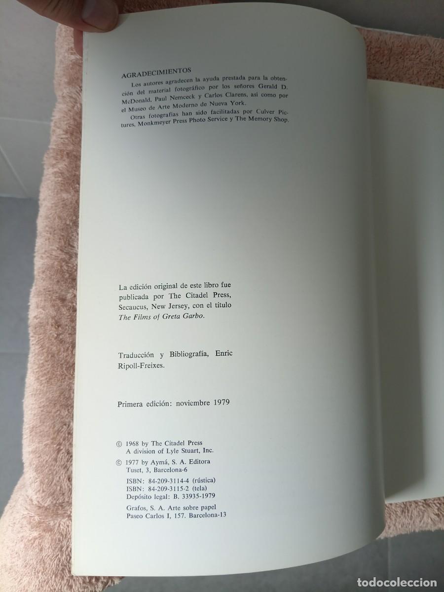 Libros de segunda mano: Libro Los Films de Greta Garbo (1979) - Foto 4