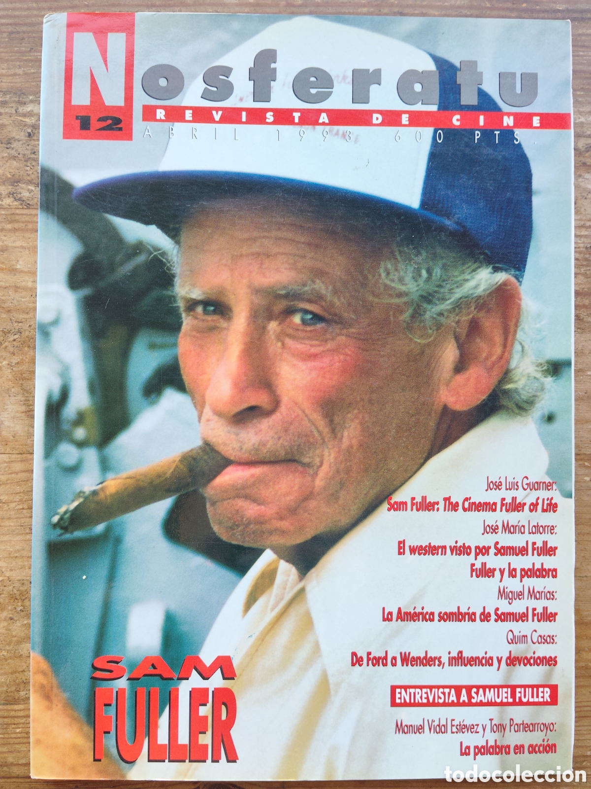 Libros de segunda mano: REVISTA DE CINE NOSFERATU 12 SAM FULLER ABRIL 1993