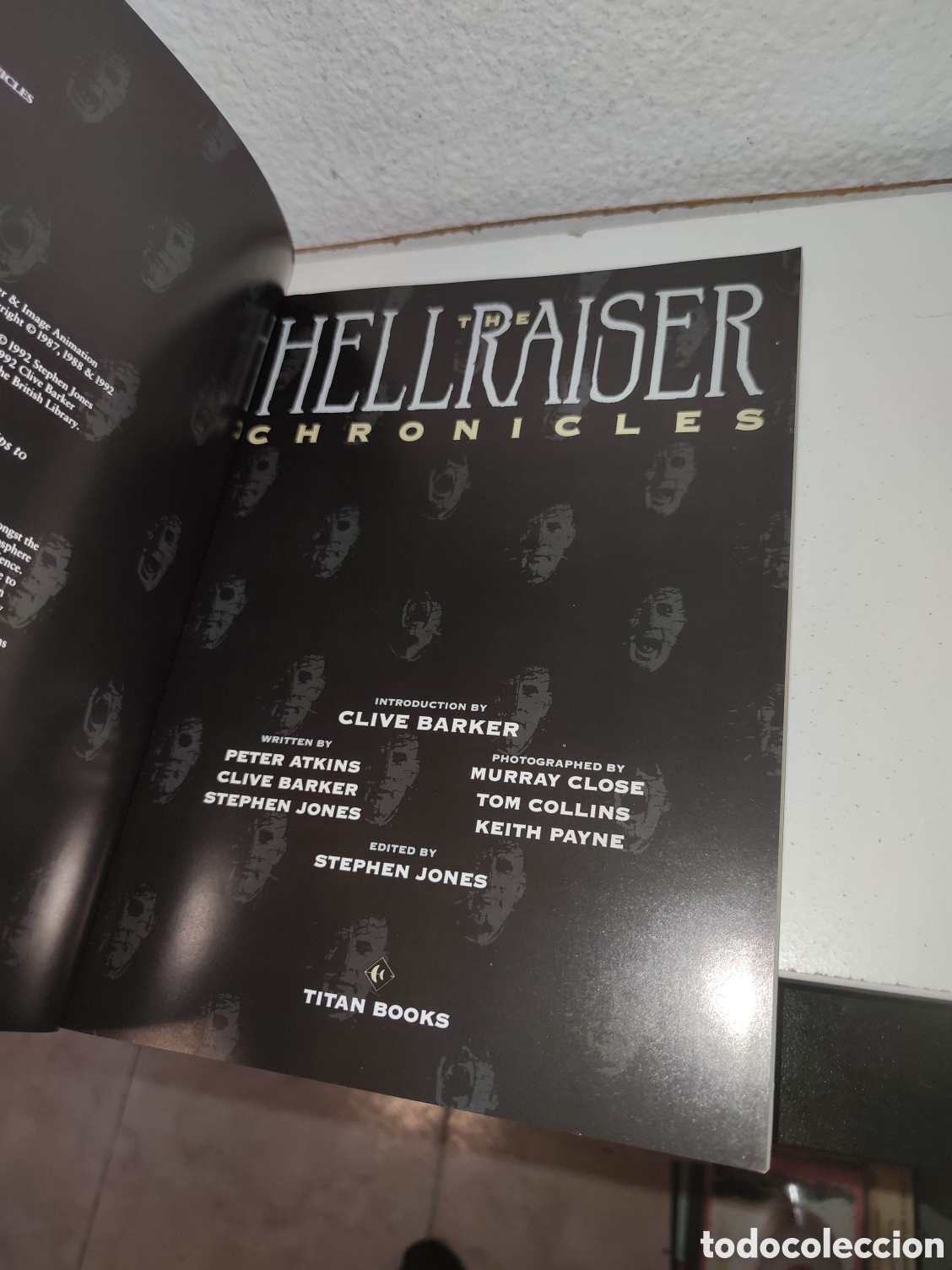 Libros de segunda mano: Libro - The Hellraiser Chronicles by Stephen Jones Paperback Book First Edition - Importacion - Foto 8