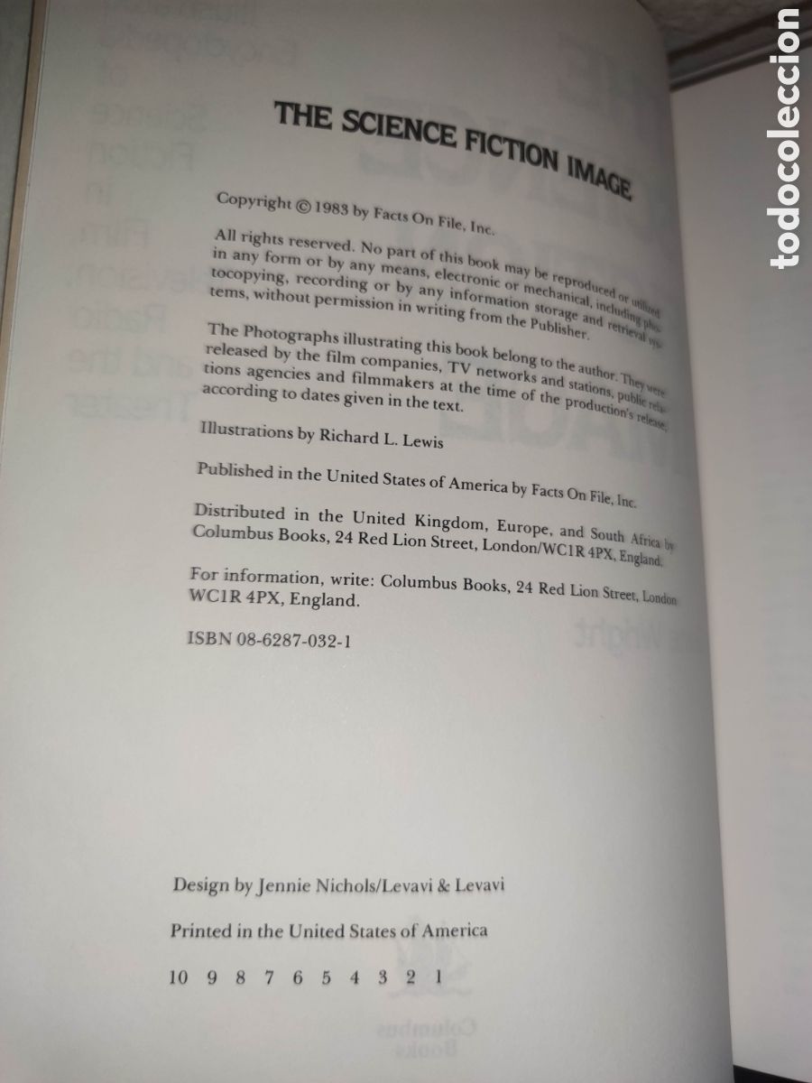 Libros de segunda mano: Libro - The Science Fiction Image The Illustrated Encyclopedia - Gene Wright - Importacion - Foto 9