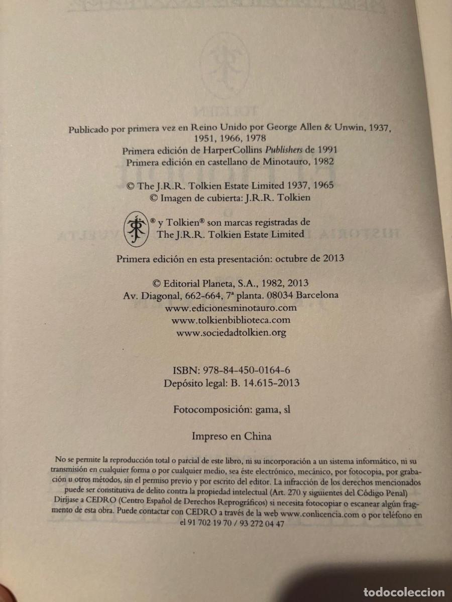 Libros de segunda mano: Libro del hobbit de ( j.r.r.tolkien) - Foto 4