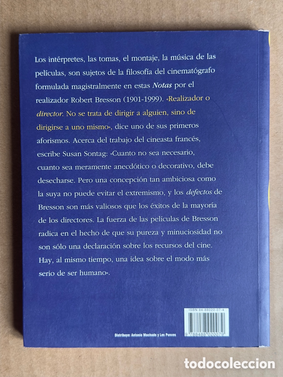 Libros de segunda mano: Notas sobre el cinemat&oacute;grafo. ROBERT BRESSON. - Foto 2