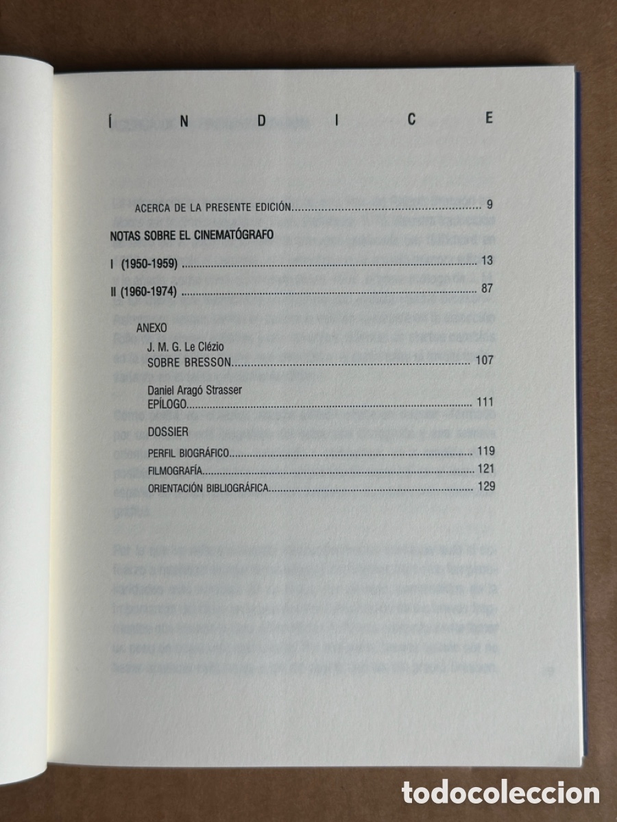 Libros de segunda mano: Notas sobre el cinemat&oacute;grafo. ROBERT BRESSON. - Foto 5