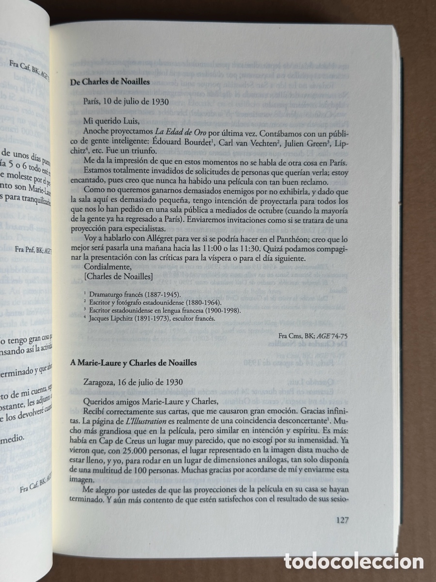 Libros de segunda mano: Luis Bu&ntilde;uel. Correspondencia escogida - Foto 4