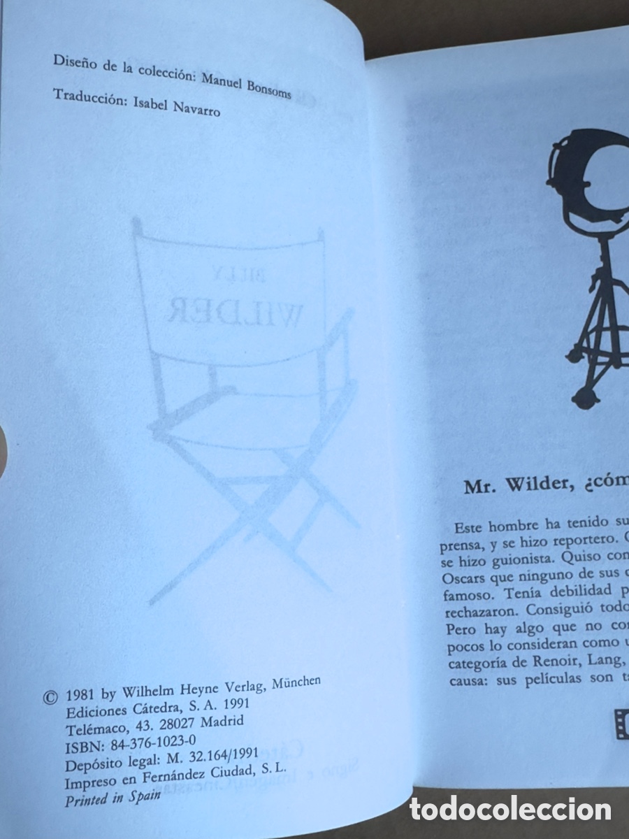 Libros de segunda mano: Billy Wilder. CLAUDIUS SEIDL - Foto 3
