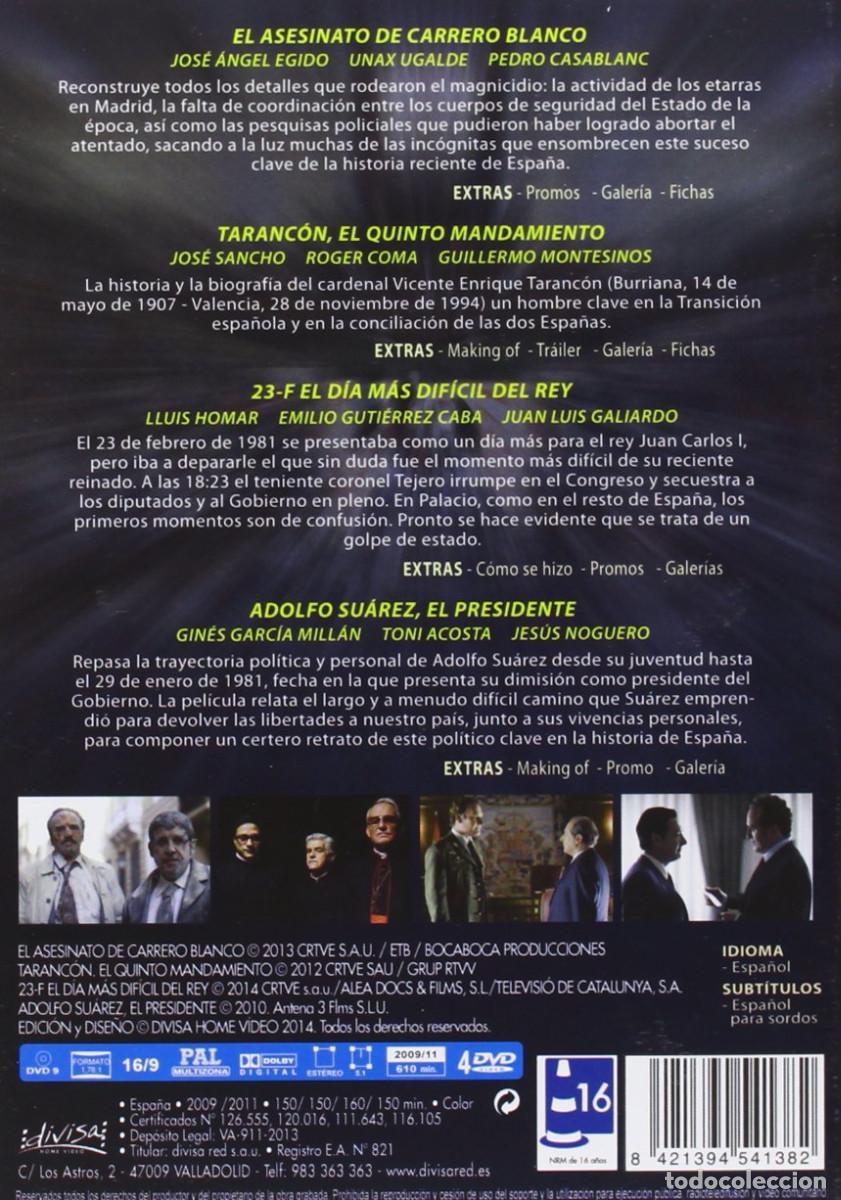 Libros de segunda mano: Protagonistas de la transicion pack dvd nuevo precintado - Foto 2
