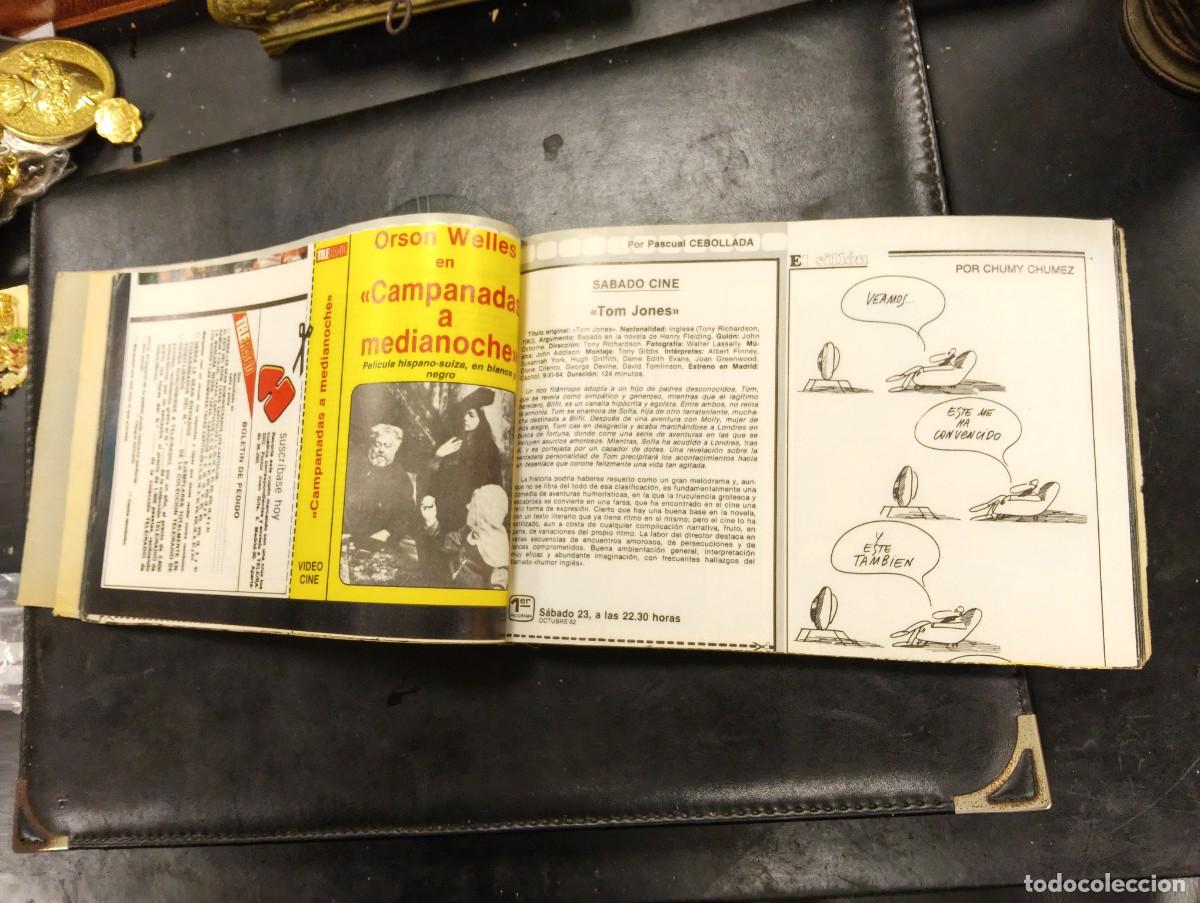 Libros de segunda mano: CUADERNO DE 100 FICHAS DOBLES DE PELICULAS Y CINE REVISTA TELE RADIO 1982 1983 - PASCUAL CEBOLLADA