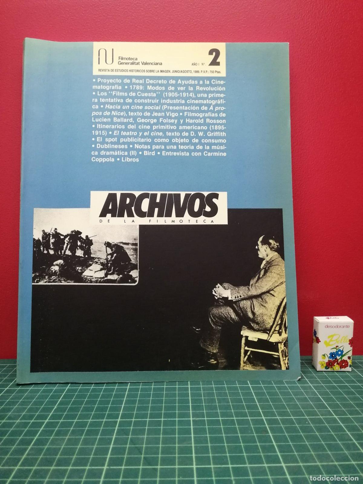 Libros de segunda mano: Archivos de la Filmoteca n&ordm; 2