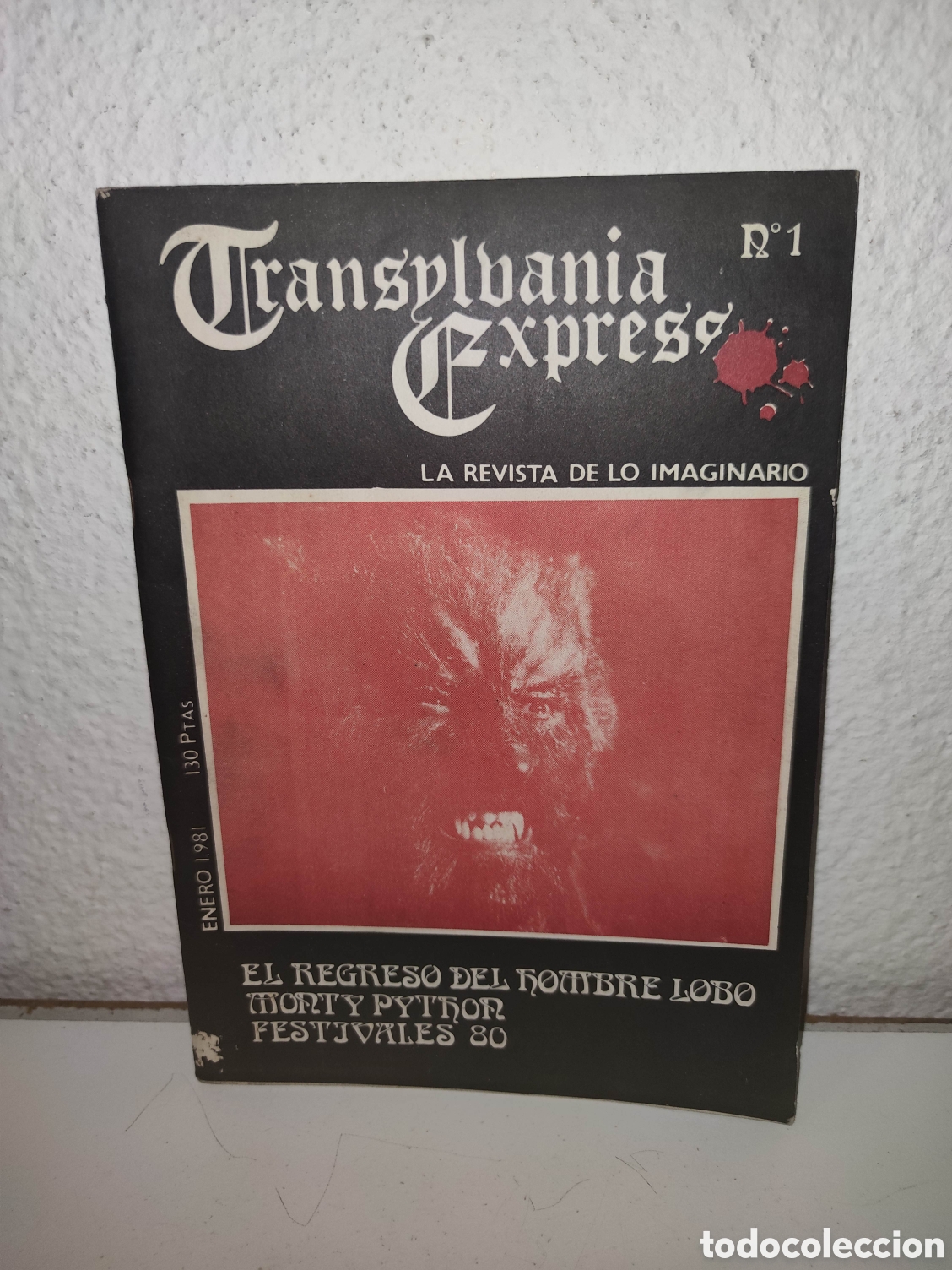 Libros de segunda mano: Fanzine - Transylvania Express 1 - La revista de lo imaginario - Hombre Lobo, Monthy Python