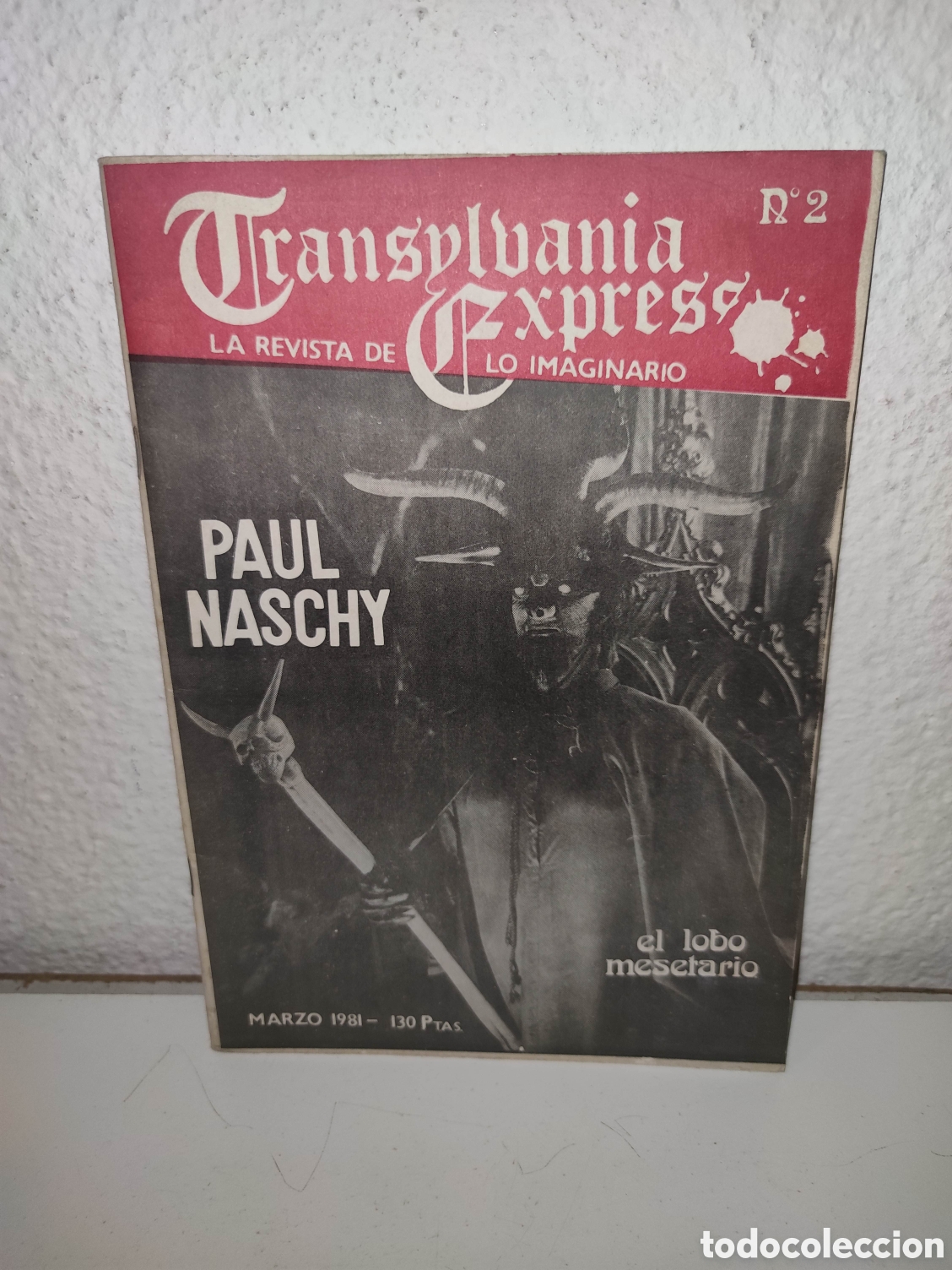 Libros de segunda mano: Fanzine - Transylvania Express 2 - La revista de lo imaginario - Paul Naschy, el lobo mesetario